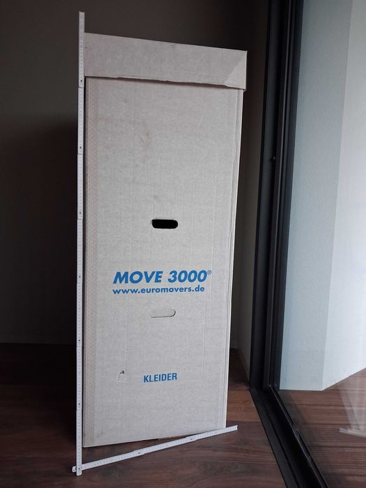 4 x movendo caixa para roupas 137 x 60 x 52 cm (caixa de mudança)