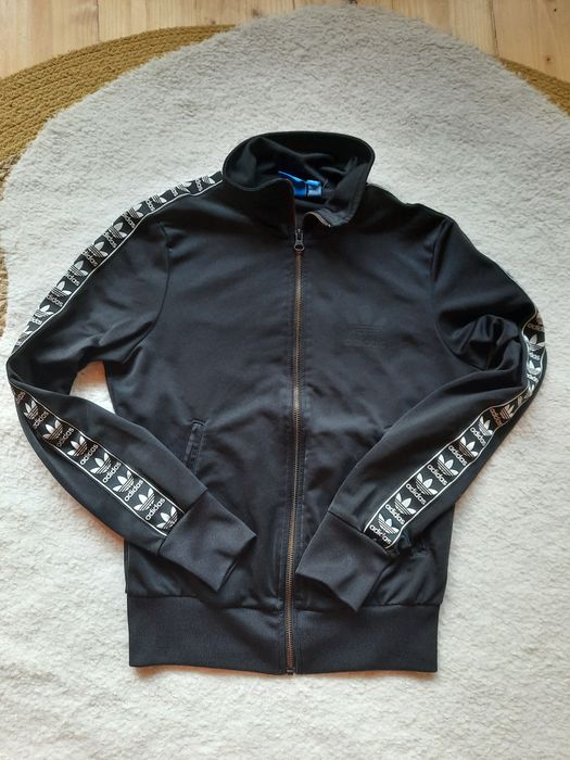 Bluza rozpinana Adidas czarna duże logo