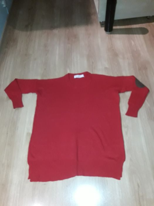 Sweter Zara M czerwony