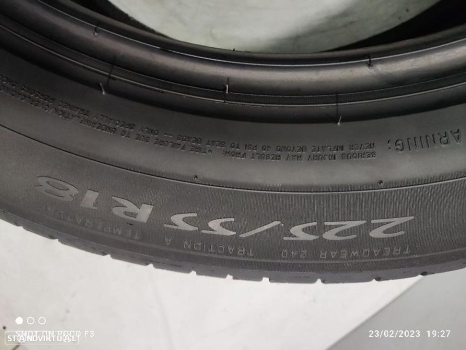 2 pneus semi novos 225-55r18 michelin - oferta dos portes