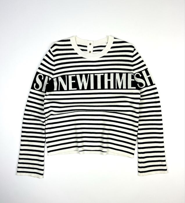 Вовняний смугасти светр кофта Maje m