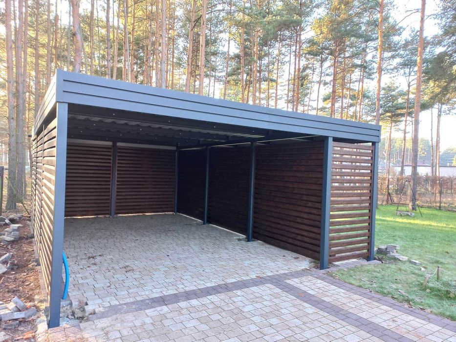 wiata garażowa, carpoty, wiata samochodowa, schowek, zadaszenie,altana