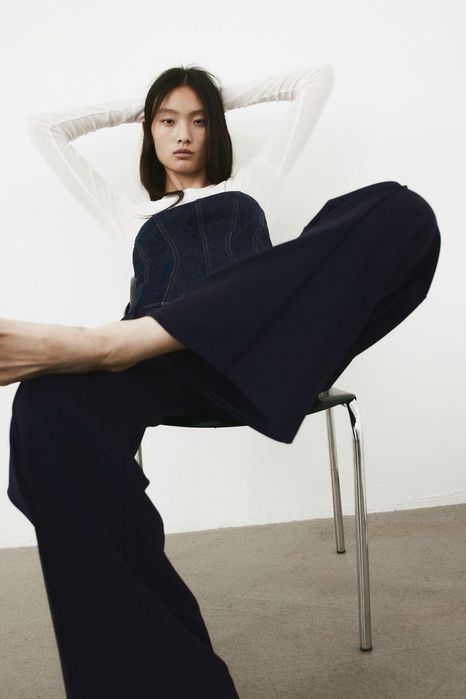 Штани з високою талією H&M