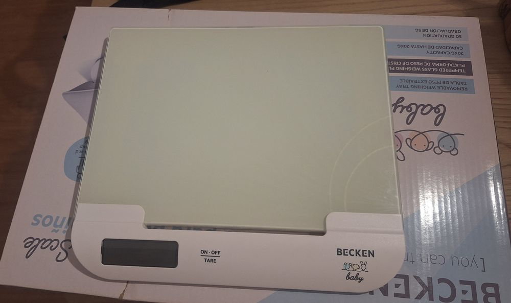 Balanca bebe becken baby + garantia + tapete agua