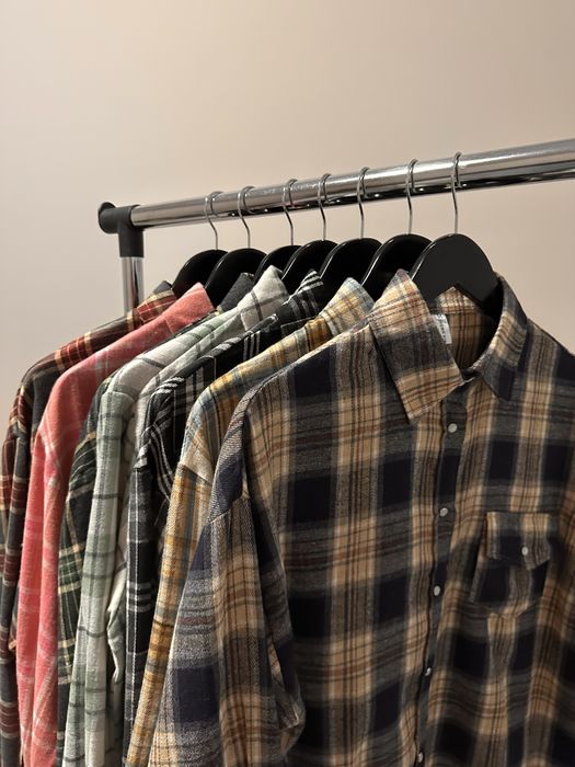 Нова  сорочка в клітинку оверсайз  клітчаста рубашка в клетку