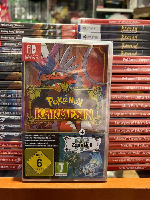 Gra Pokemon Scarlet + DLC The Hidden Treasure from area ZERO Nintendo Switch / Nowa / Poznań /