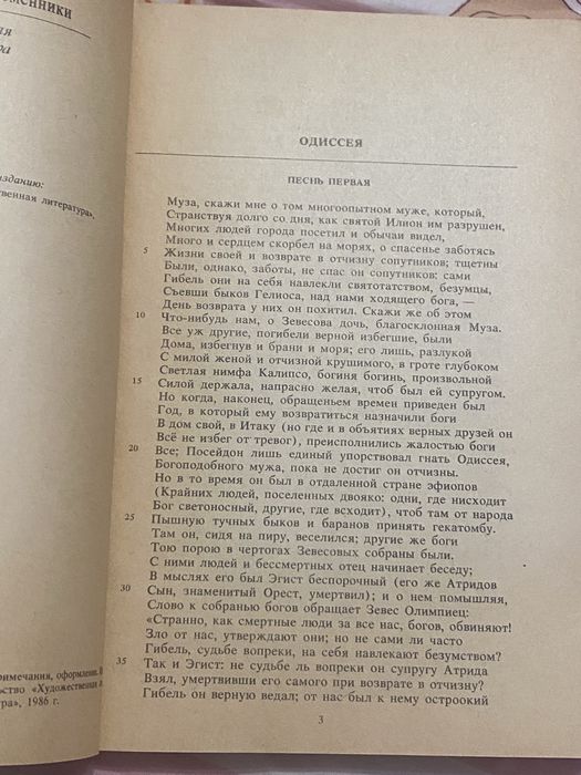 Гомер. Одісея в мʼякій обкладинці (рос.)