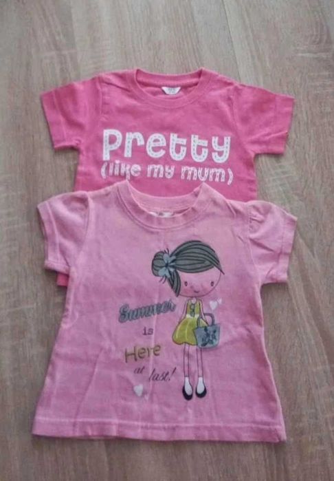 bluzeczki niemowlęce na 74 cm