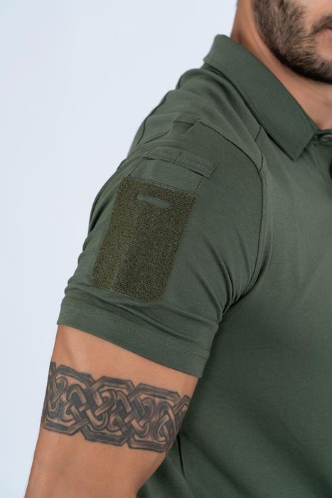 Футболка військова Пoлo Combat Tactikal хакі XL - 3XL