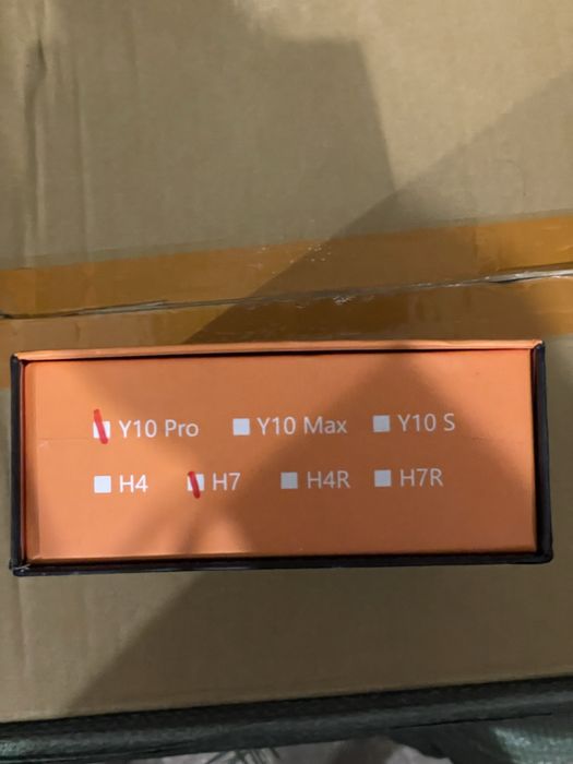 LED лампы с мини-линзой H7 "Y10" Pro 60W 6000Lm 6000K Canbus