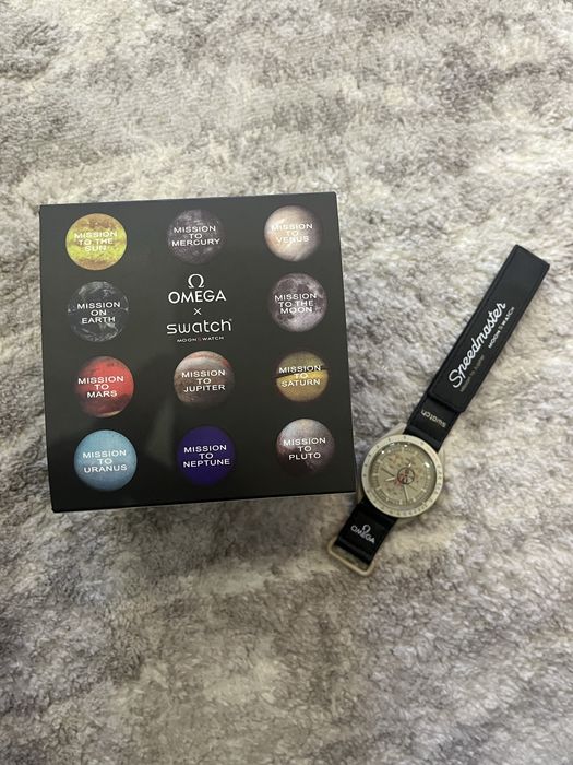 Relógio swatch x omega Mission to Jupiter