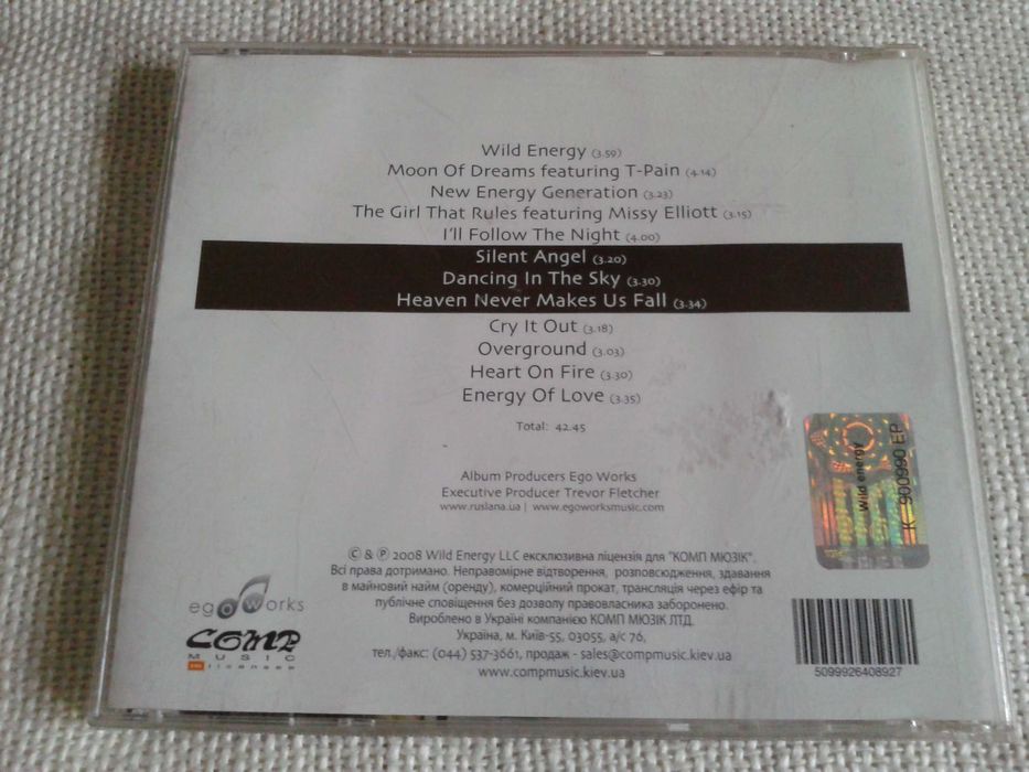 Ruslana – Wild Energy  CD + dedykacja