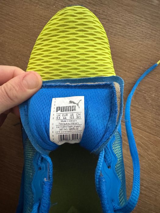 Sapatilhas masculinas Puma, tamanho 44