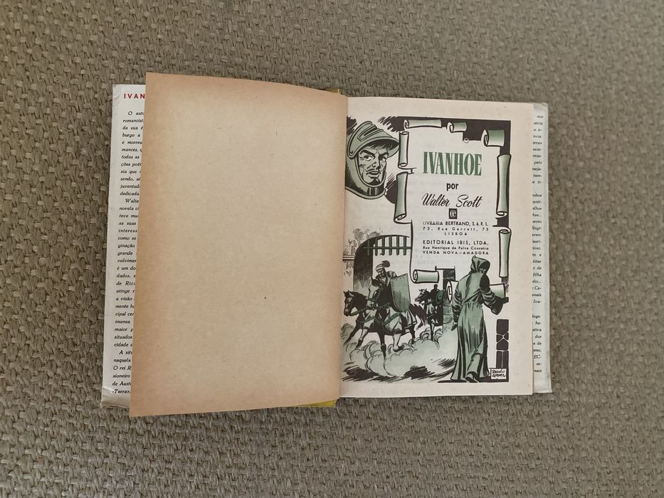 Livro Fúria e Ivanhoe - Walter Scott