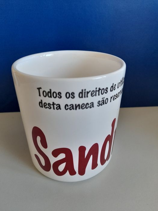 Caneca personalizada com o nome Sandra