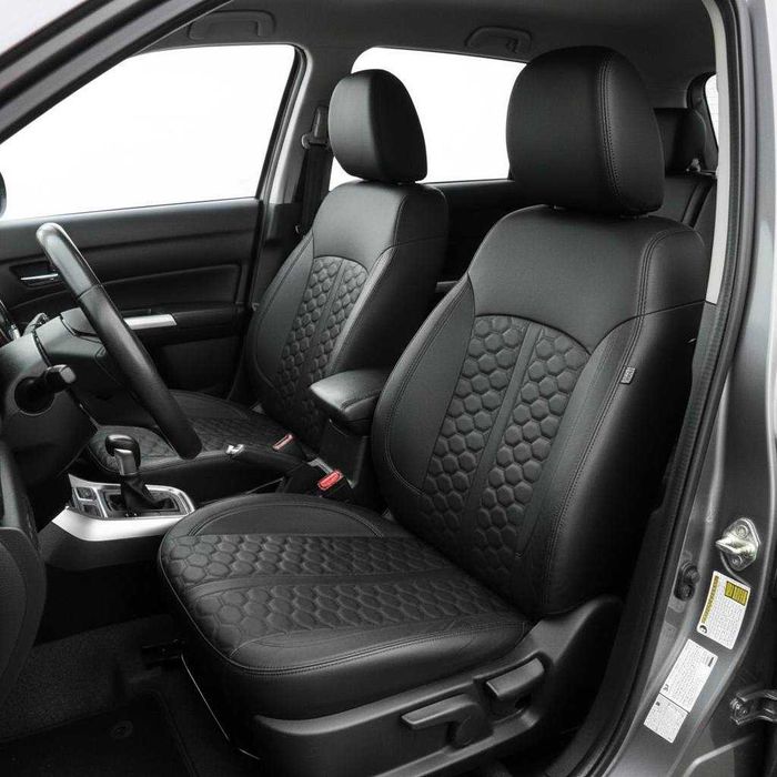 Чохли в салон Suzuki Vitara 2014+ Екошкіра Модельні Нові EMC-ELEGANT