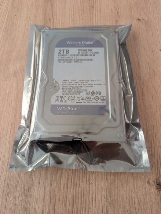 Жорсткий диск HDD 3.5" 2TB Western Digital Blue (WD20EZBX) — 7200 rpm / 256MB