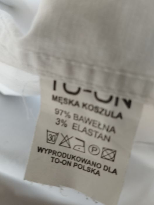 Koszula biała xl meska mlodziezowa
