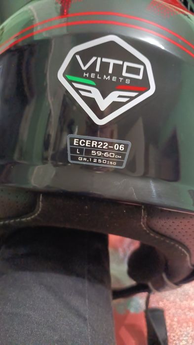 Kask motocyklowy otwarty VITO HELMETZ ,,L"