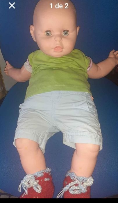 Vintage Large Brintoi Doll, 55 cm
