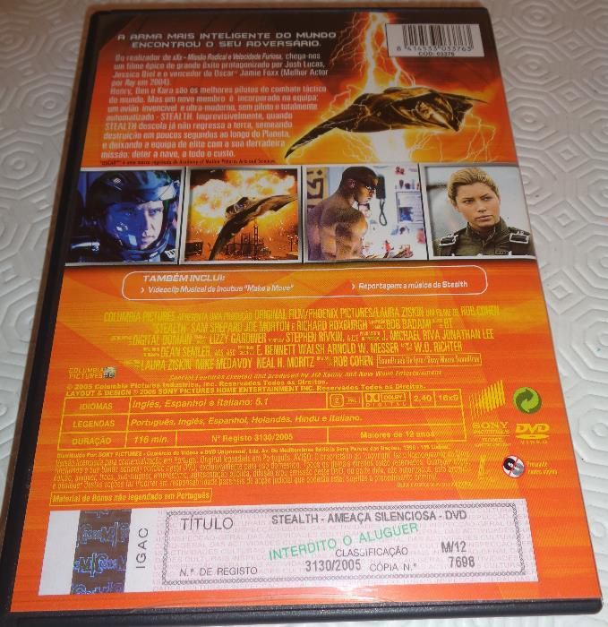 DVD "Ameaça Silenciosa"