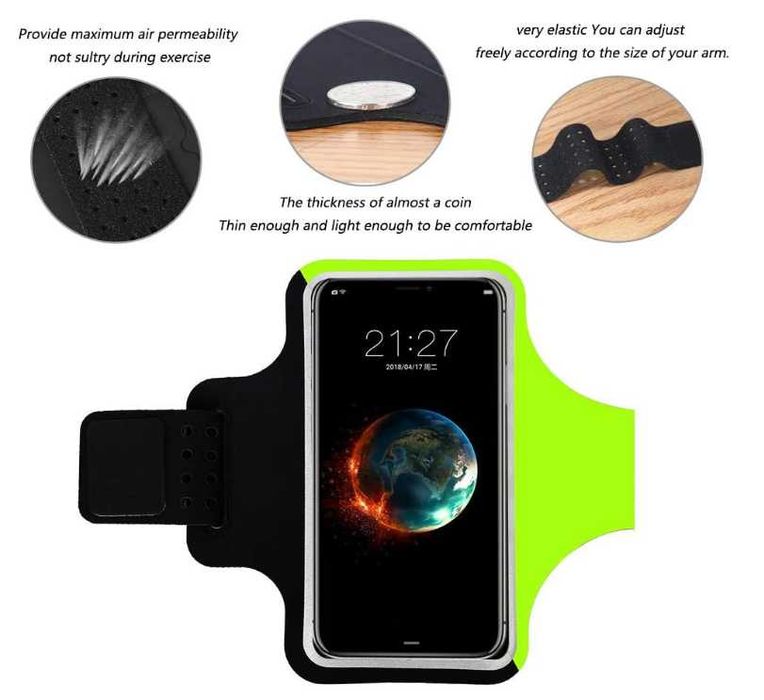 Bolsa Braçadeira Proteção Telemóvel Desporto Corrida (NOVO)