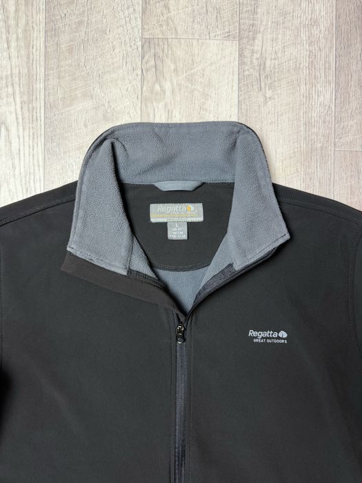 Ветровка Regatta Softshell размер L оригинал треккинговая чёрная tnf