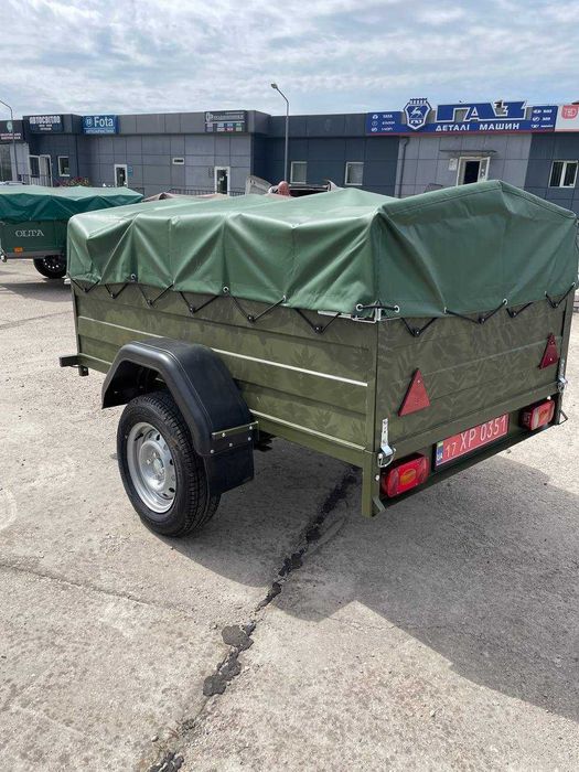 Легковий причіп "Olta 303" - камуфльований від виробника!