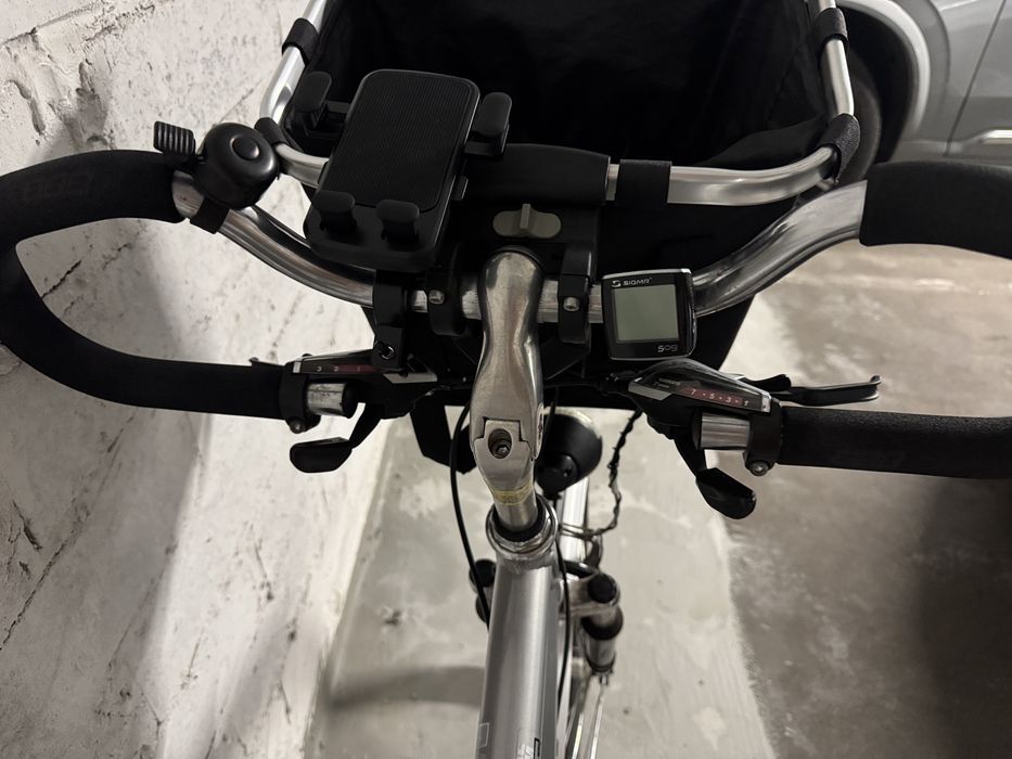 Rower trekkingowy MBM Bike 28” Shimano + bagażnik, błotniki, koszyk