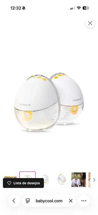 Bomba elétrica Medela Motion InBra dupla