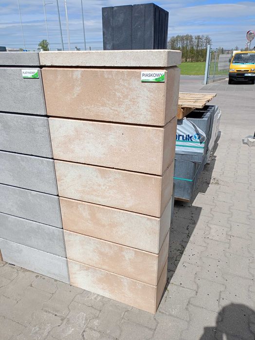 Pustaki ogrodzeniowe gładkie bloczki modułowe DREWBET dostawa cały kraj pustak CUBO