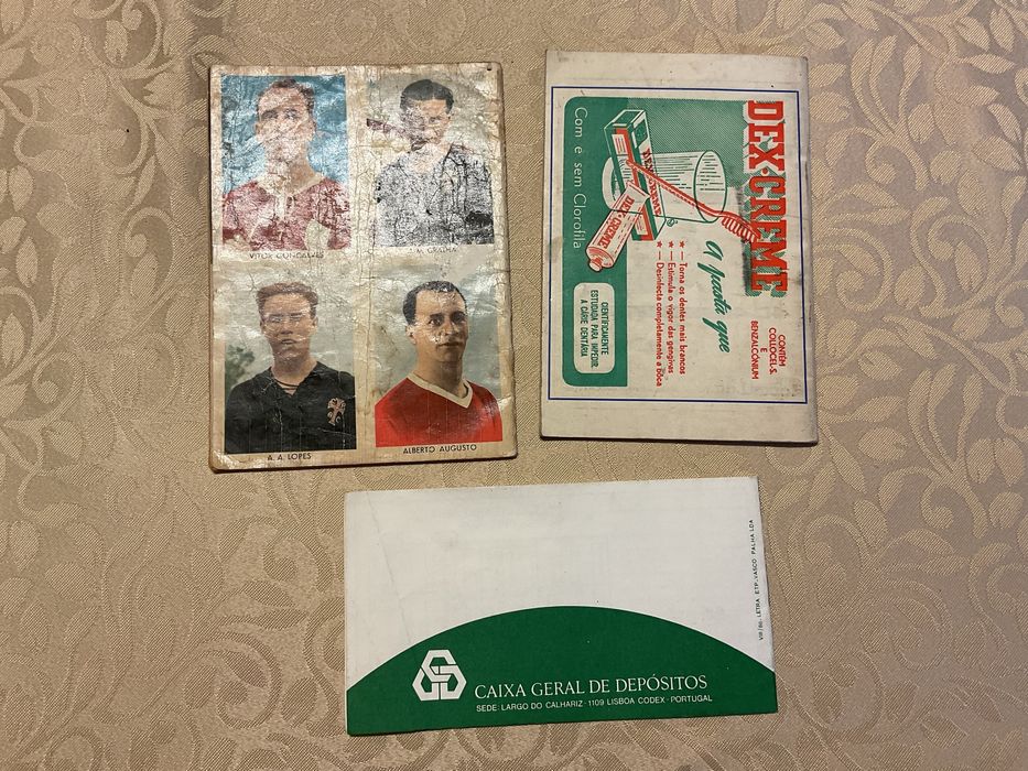 Cronica desportiva 1957 e calendarios futebol anos 60 e 80