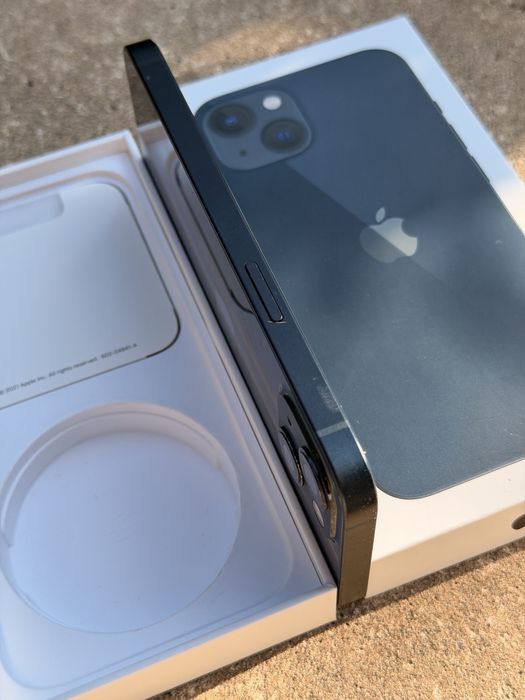 iPhone 13 Czarny - z pudełkiem, kondycja 97%, ładny stan