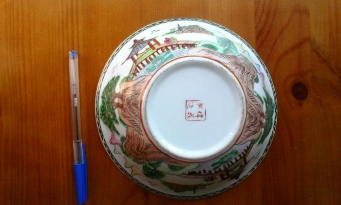 Lote de 2x peças de famílias diferentes - Motivo Oriental / Asiático