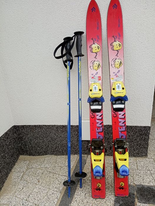 Narty zjazdowe dla dzieci 90 cm