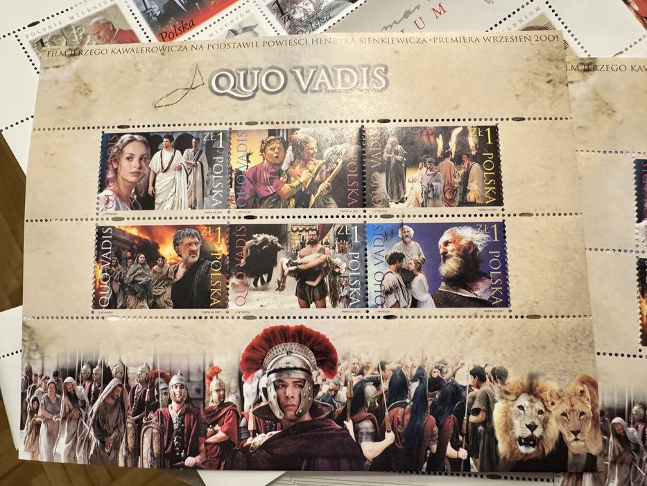 Quo Vadis znaczki 2001 bloczek czysty