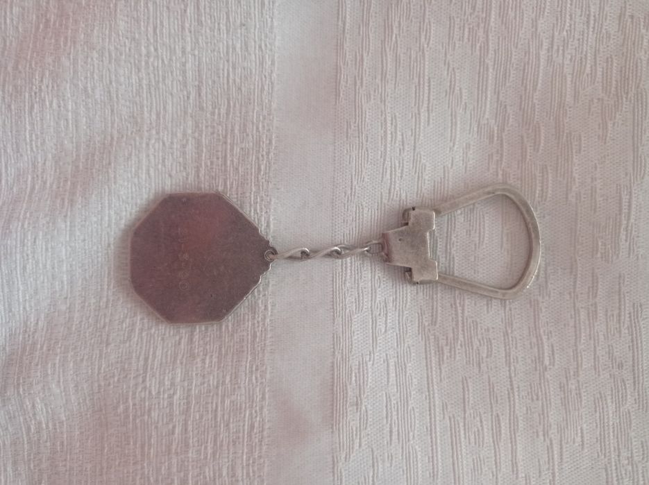 Porta chaves S.Cristovão em prata