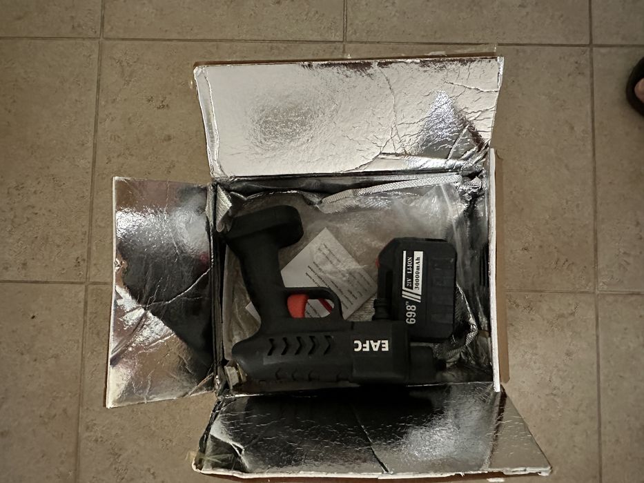 Pistola de pressão de água a bateria