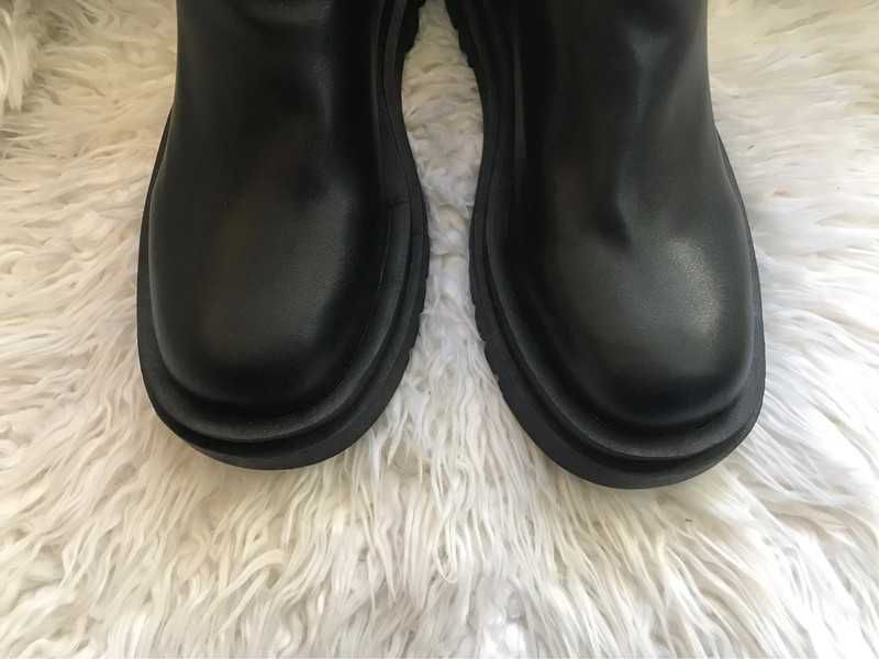 Promoção: Botas plataforma de cano subido Chelsea