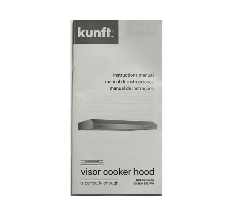 Exaustor Kunft branco NOVO
