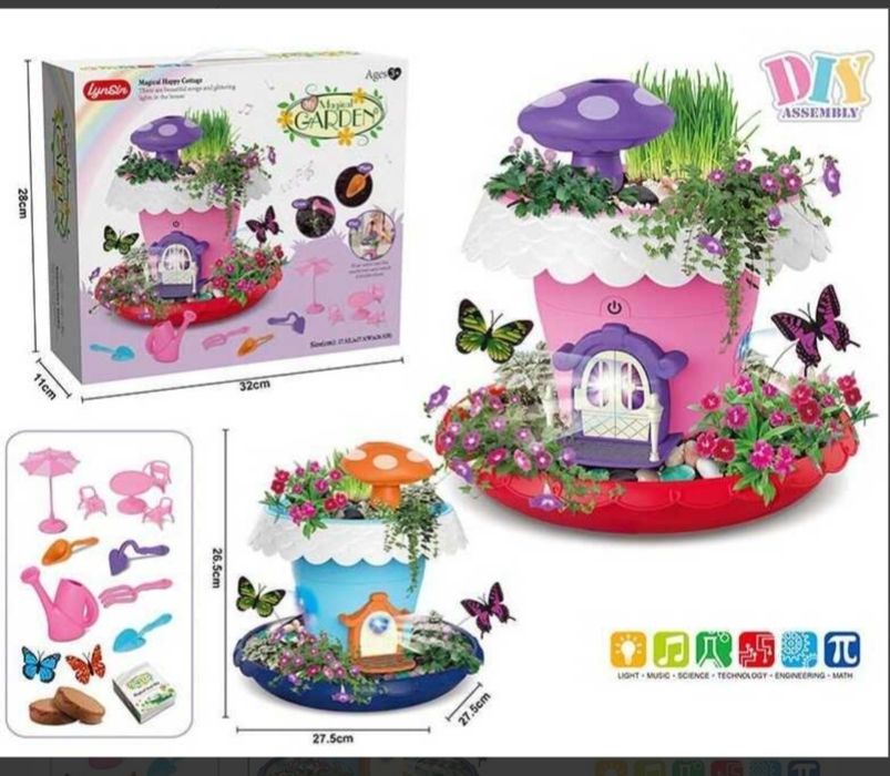 Набір для вирощування рослин Будиночок-садок. My Fairy garden