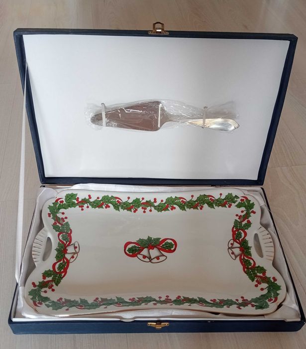 Estojo com prato e Faca de servir