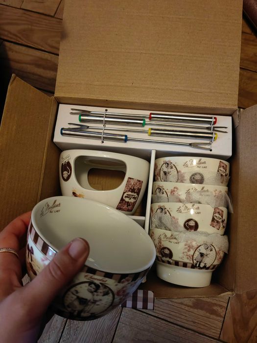 kit fondue chocolate