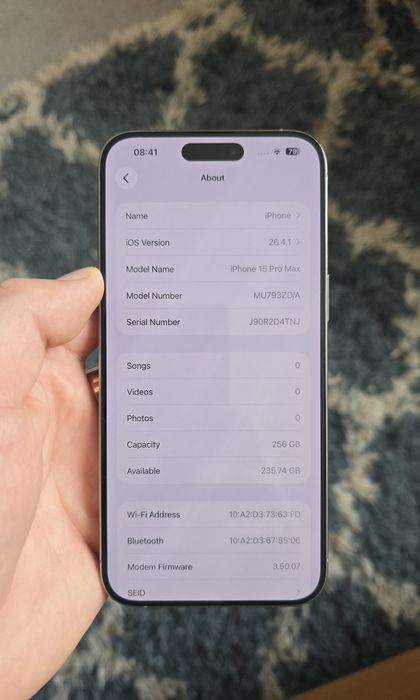 iPhone 15 Pro Max 256GB Natural Titanium