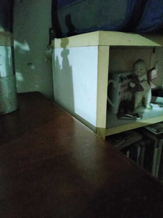 Estante madeira branca