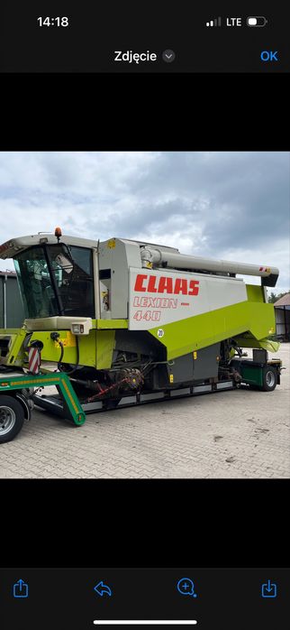 Kombajn zbożowy Claas Lexion 440 CEBIS