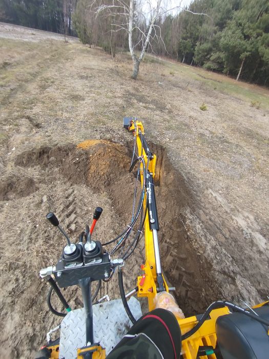 Koparka podczepiana do ciągnika