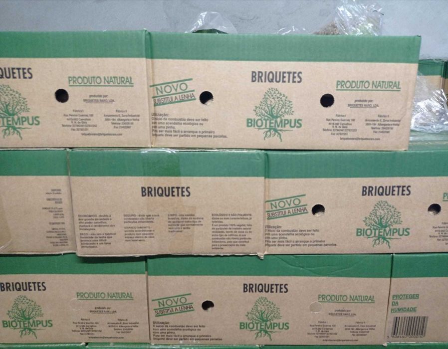 Briquetes alto poder calorífico