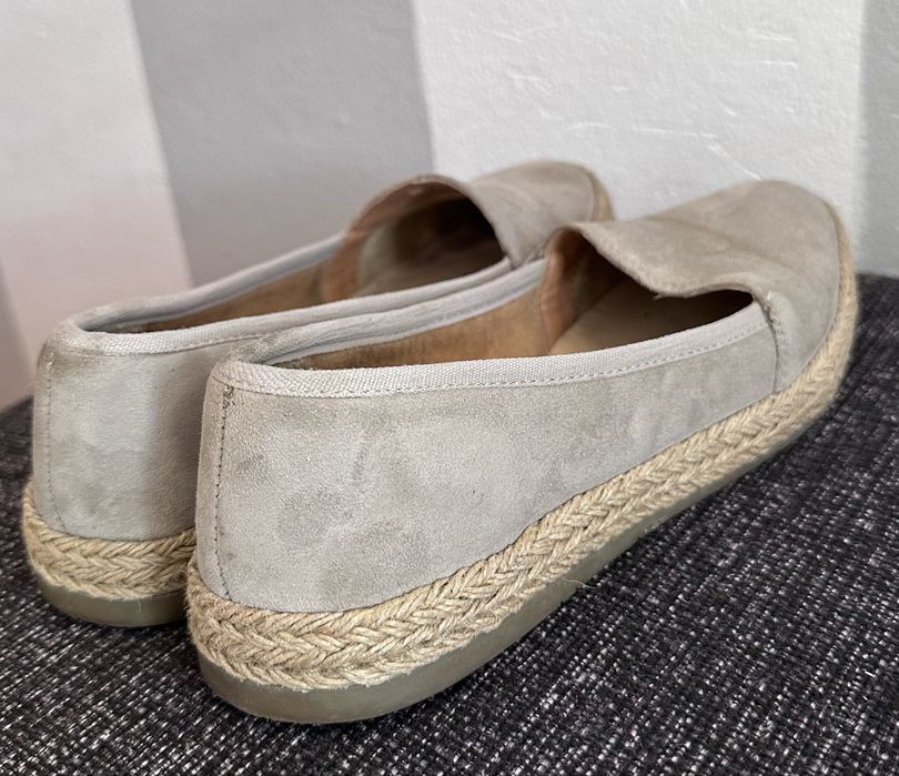 Espadryle baleriny mokasyny lasocki zamszowe 37
