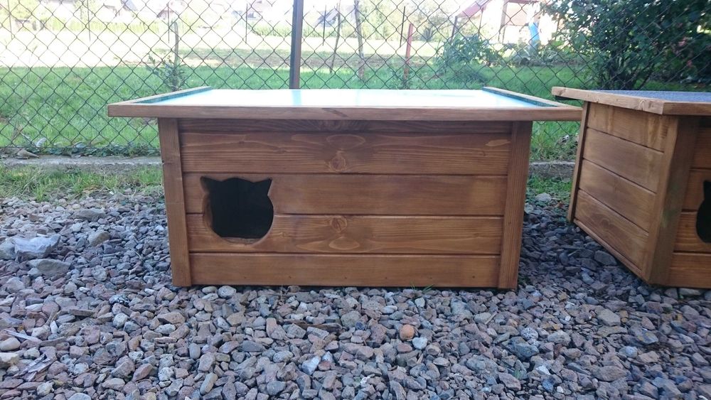 OCIEPLENIE 3 CM Domek Buda dla Kota Psa z Przedsionkiem
